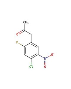 Astatech 1-(4-CHLORO-2-FLUORO-5-NITROPHENYL)PROPAN-2-ONE; 1G; Purity 95%; MDL-MFCD31556706